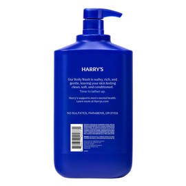 Harry's Men's Body Wash Shower Gel, Stone Scent, 30 oz, Pack of 2
