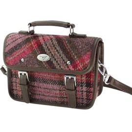 Glen Appin Women's Bervie Shoulder Bag, Col144 - Burgundy & Pink Stewart, Unit size