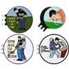4pcs Golf Ball Marker with Magnetic Golf Hat Clip, Golf