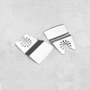 4 Pieces Oscillating Multifunction Tool Scraper Blades and Curved Spatula