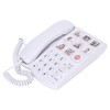 Telephone Landline, Ld-858Hf Wired Big Buttons Fixed Phone Photo Storage