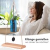 Zaphir Blue Moon Winter Wind Chime with Stand - Teepee