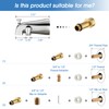 YASINU All Metal Bathtub Faucet with Sprayer 10 Settings, Tub