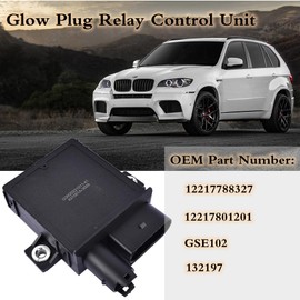 GSE102 Control Unit Glow Time Compatible with E46 E90 E91 E92 E93 E60 E61 E63 E64 E65 E66 E67 X3 E83 X5 E53 E70 X6 E71 E72 12217 78832777 12217801201 Mazonda