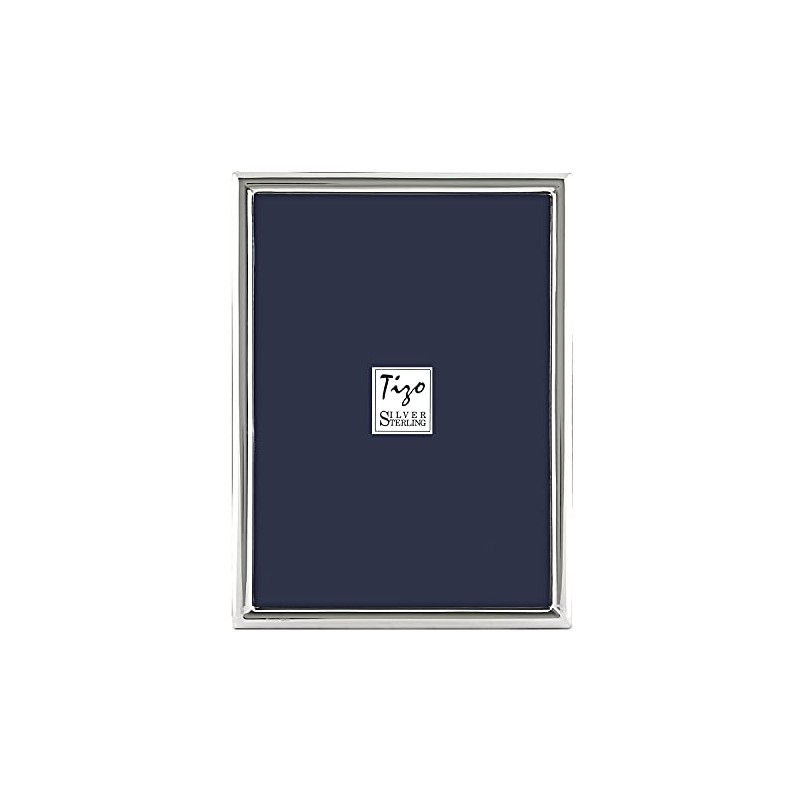 Siena TIZO 2x3 Thin Plain Silver Deco Picture Frame, Boutique