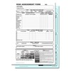 Cherry Carbonless NCR Risk Assessment Form Duplicate Book A4 50