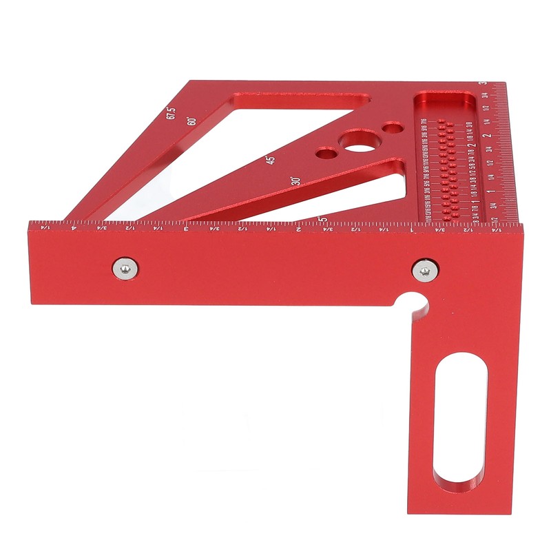 Woodworking Ruler Multifunctional Angle Measuring Ruler Aluminum Alloy Square Tool