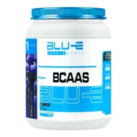 Aminoácidos Bcaas Blu-e 1 Kg Sabores 100 Servicios Sabor Mora                                                                                         