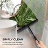 BADIONA Telescopic Shower Squeegee Black - With Suction Hook &