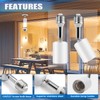 E27 Ceramic Light Bulb Socket Extender, 3.5inch Screw-in Lamp Holder