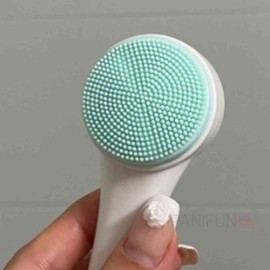 Blue Facial Cleansing Brush & Wash Puff Tool Cleansing Brush 3ea