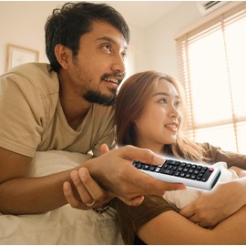 Case for LG TV Remotes, Cover for LG Smart TV Remote Control AKB75095307 AKB75375604 AKB74915305 Original, Replacement Silicone Skin Sleeve Glow in The Dark White