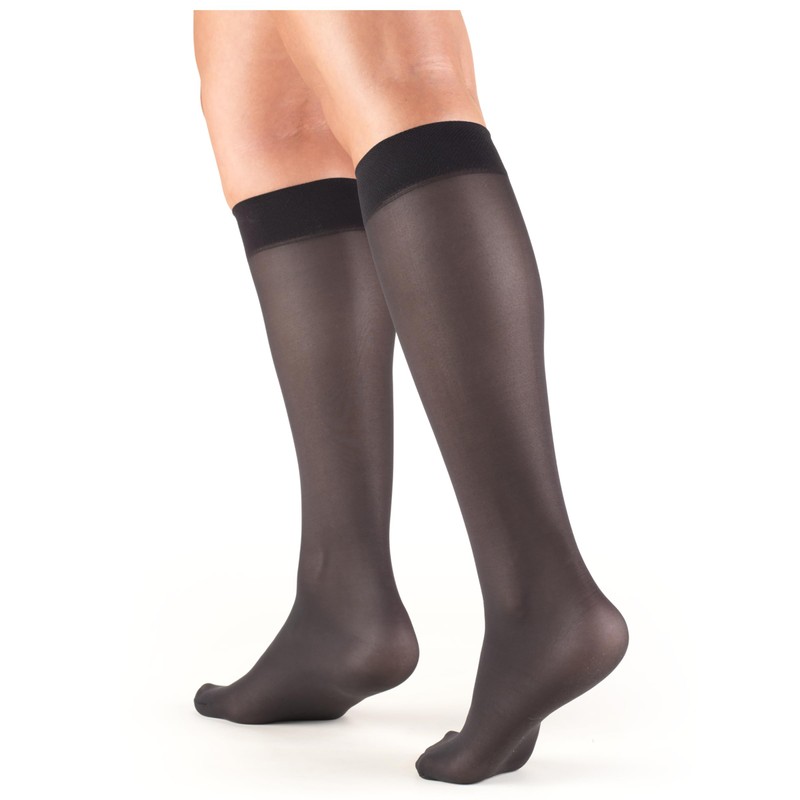 Truform Truform Sheer Compression Stockings, 8-15 mmHg, Women's Knee High