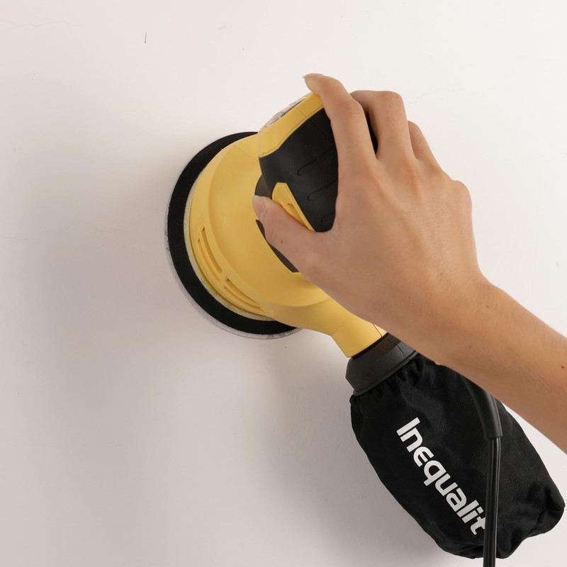 Inequalit Random Orbital Sander, 2.4Amp 5-Inch Corded Palm Sander, Max