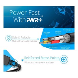 Universal 2-Slot White Power Cord for Tv Electronics and Laptops 6Ft