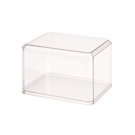 Pioneer Plastics 865C Clear Plastic Mini Helmet Display Cases, 8" W x 6" D x 5" H, Pack of 2