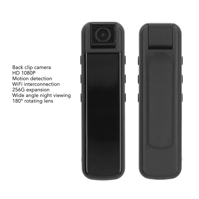 Small Body Cam 1080P HD Mini Portable Wearable with Night