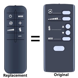 CLVIZCXOM Fan Replacement Remote Control Compatible with Delonghi DCH4590ER Thermal Fan Remote Control