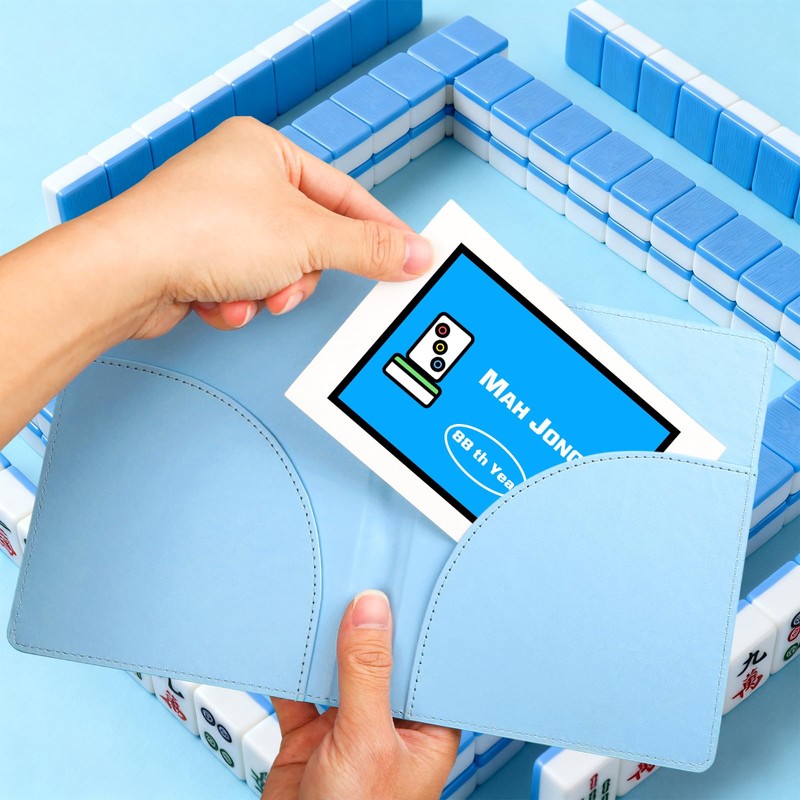 plaCredgai Mahjong Card Holder Set of 4-11.25 x 7 in