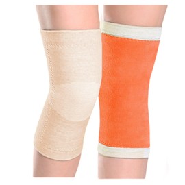 Thermal Knee Warmer with Warm Lining Stretchy Knit Knee Sleeve Night Sleep Knee Wrap Pad Brace Support Band Knees Braces- Best for Cold Knee Problems, Elders Gift