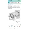 Stainless 6 Inch Backdraft Damper with 2 PCS Ducting Hose
