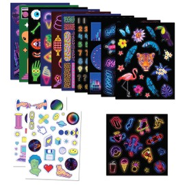 Kaleidoscope Sticker Bomb Electric Neon