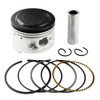 Road Passion Road Passion Engine Piston and Rings Set Replacement for YAMAHA XV250 1988-2018/ XC125 Cygnus 1990-1993(STD 49.25mm;1 Set)