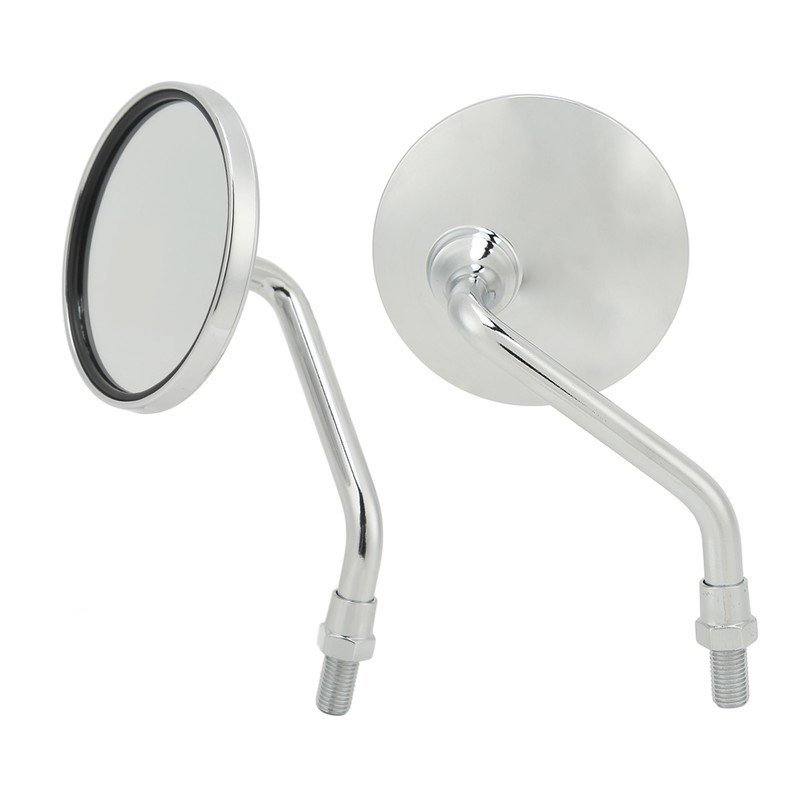 Universal Rear View Mirror 3.4in Wide Vision Handlebar Rear View