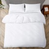 Premium Quality 98x104 California King Size White Solid Duvet Cover