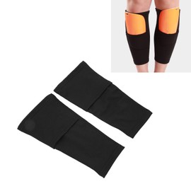 Leg Sleeves Shin Guards Soccer Anti-slip Tennis Comfortable Wear Muscle Tension Relief Breathable Elastic Design Nylon (L)
