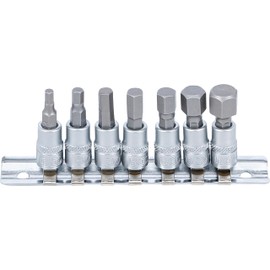 BGS 2161 | Bit Socket Set | 6.3 mm (1/4") Drive | internal Hexagon 4 - 12 mm | 7 pcs.