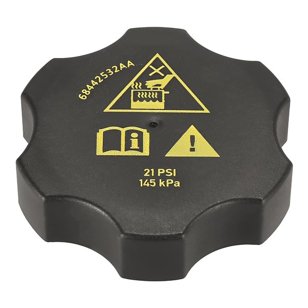 JAMHEXOU 68442532AA Radiator Coolant Reservoir Cap Replacement for 2013-2021 Ram