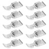 10Pcs Zipper Foot Stainless Steel Multifunctional Strong Practical Sewing Machine
