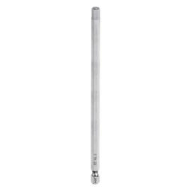 QUARKZMAN Hexagon Hex Screwdriver Bit Set 6 mm (H6) Metric 1/4 Inch Magnetic 150 mm (6 Inch) Long S2 Steel Screwdriver Bits Key Hex
