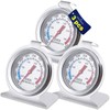 Set of 3 Oven Thermometers Made of Steel from 0°