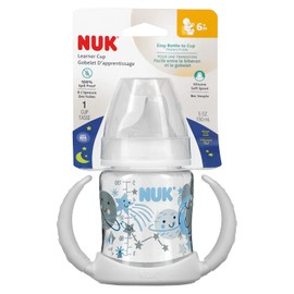 NUK Learner Cup, 5 oz, 1 Pack, 6+ Months – BPA Free, Spill Proof Sippy Cup