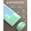 Wireless Keyboard and Mouse Combo - RGB Backlit, Rechargeable &