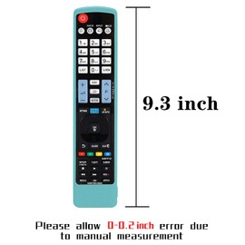 Luminous Blue Remote Case for LG 2020 2021 AN-CR500 AKB73615309 AKB72914276 AKB74115502 AKB73615312 Smart TV Remote Control Shockproof Washable(Glow in Dark Blue)
