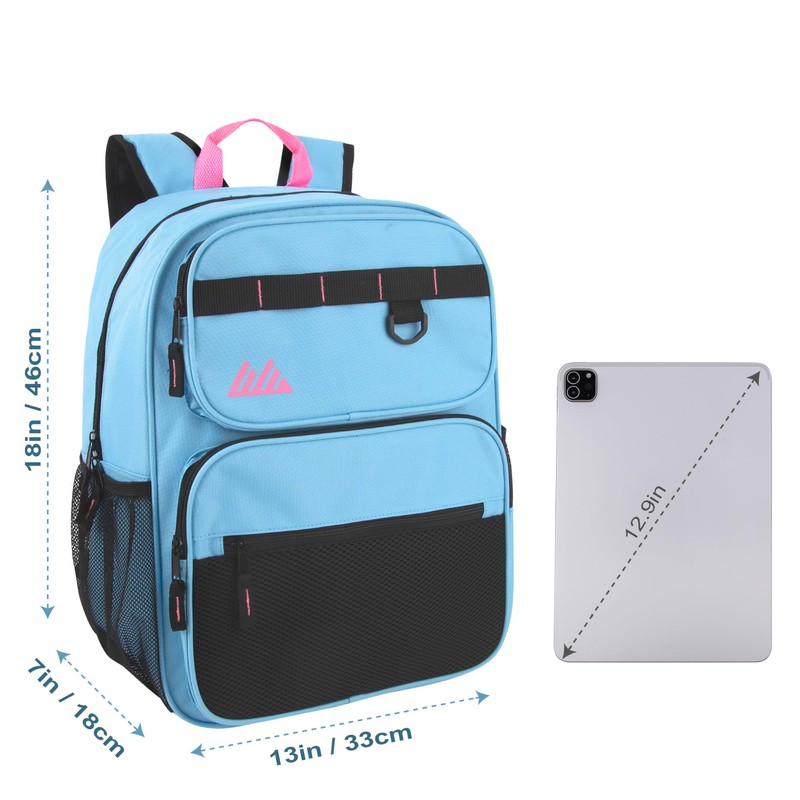 Summit Ridge Travel Backpack for Men and Women, Spacious Work