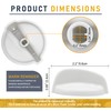 WB03T10282 Gas Stove knob White for GE Surface Burner Control