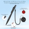 Sewroro 2pcs Resistive Stylus Pen for Touchscreen with Spring Rope