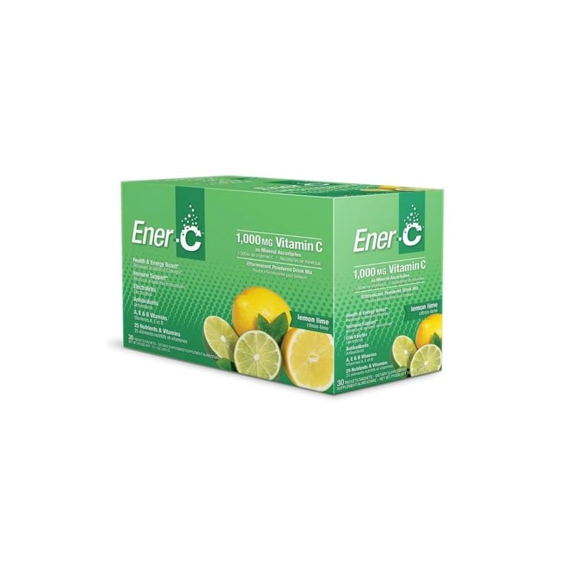 EnerVitamin C, Lemon Lime, 30 Packets/Sachets