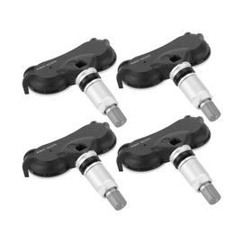 Partuto Tire Pressure Sensor No.426070C070/4260708010 Car Inner TPMS Sensor for Toyota Sienna 2007-2020 Metal Rubber Plastic Black Durable 4Pc