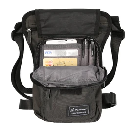 Vanlison bolsa táctica impermeable Airsoft para pierna bolsa de motocicleta panel bolsa, A-negro, Mediano