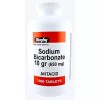 Rugby Sodium Bicarbonate 10GR 650mg Tablets 1000ct -Expiration Date 07-2026