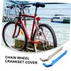 Mipcase 2pcs Bike Chain Cover Replacement Clear Plastic Bicycle Chain