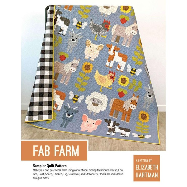 Elizabeth Hartman Fab Farm Pattern, Multi