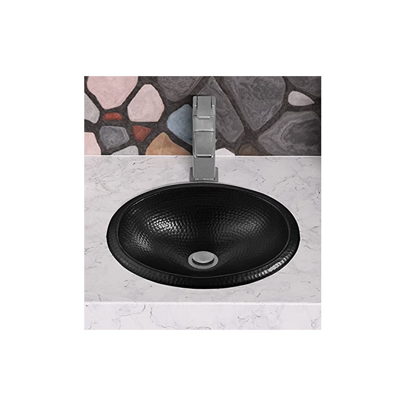 Monarch Abode Bathroom Sink – 17-Inch Oval Drop In Bathroom