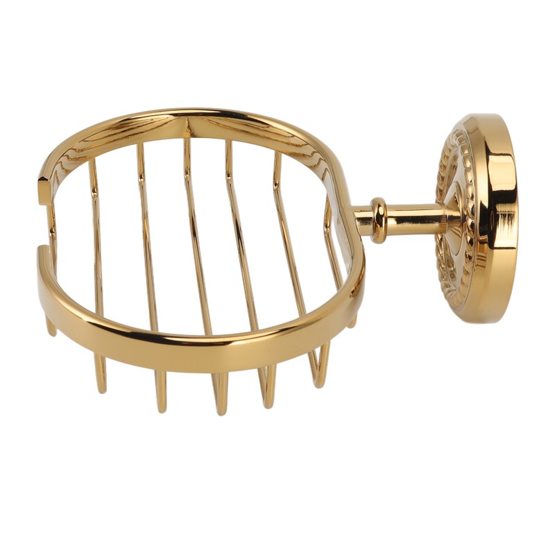 Wall Mounted Metal Soap Holder Antique Bathroom Soap Basket Dish