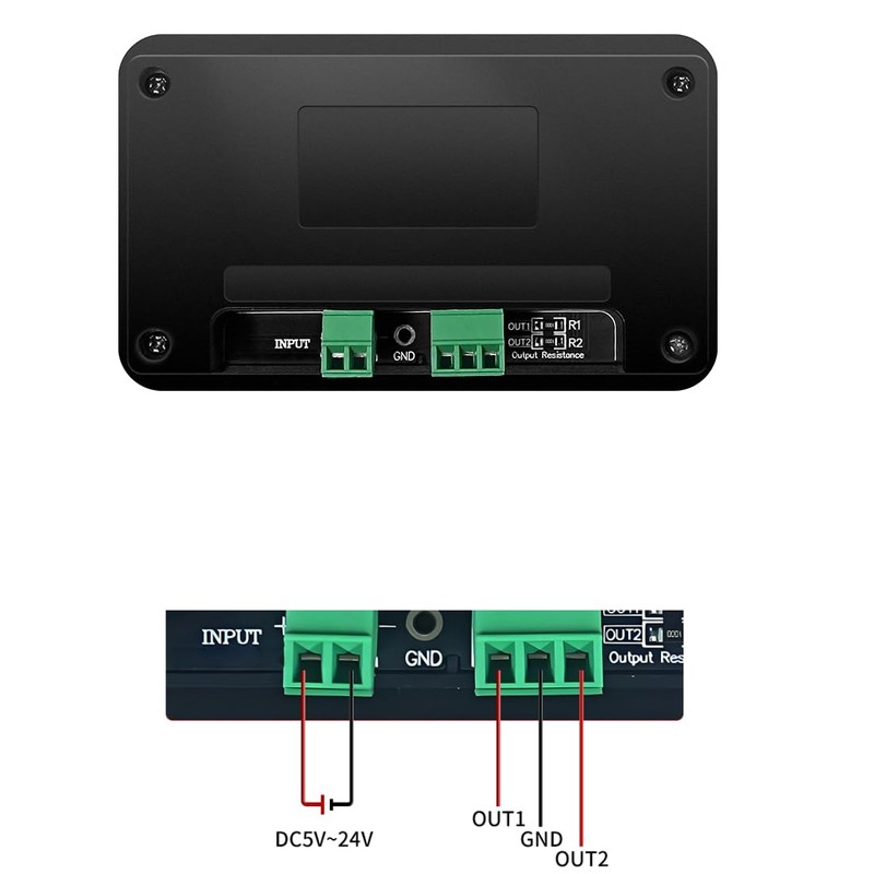 TKXEC Dual-Channel Signal Generator, DC 5-24V 4-20ma Frequency Function Generator